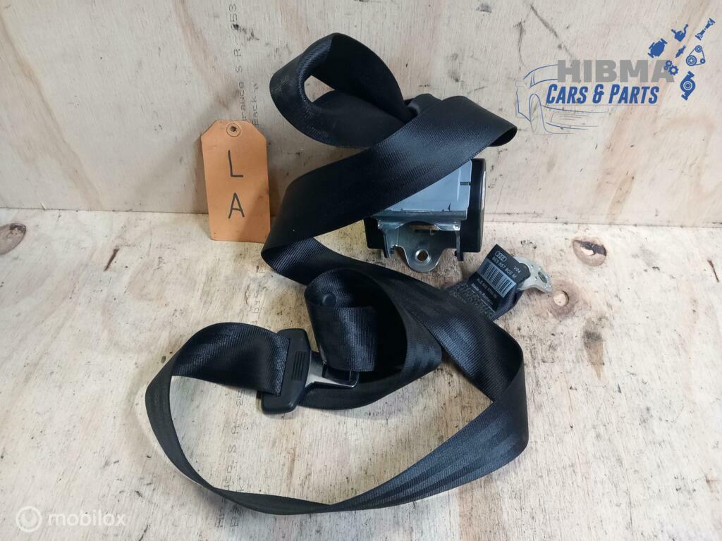 Audi A4 Avant B7 Gordel Links Achter 8E5857805M 2004 - 2011, Auto-onderdelen, Ophalen of Verzenden, Gebruikt