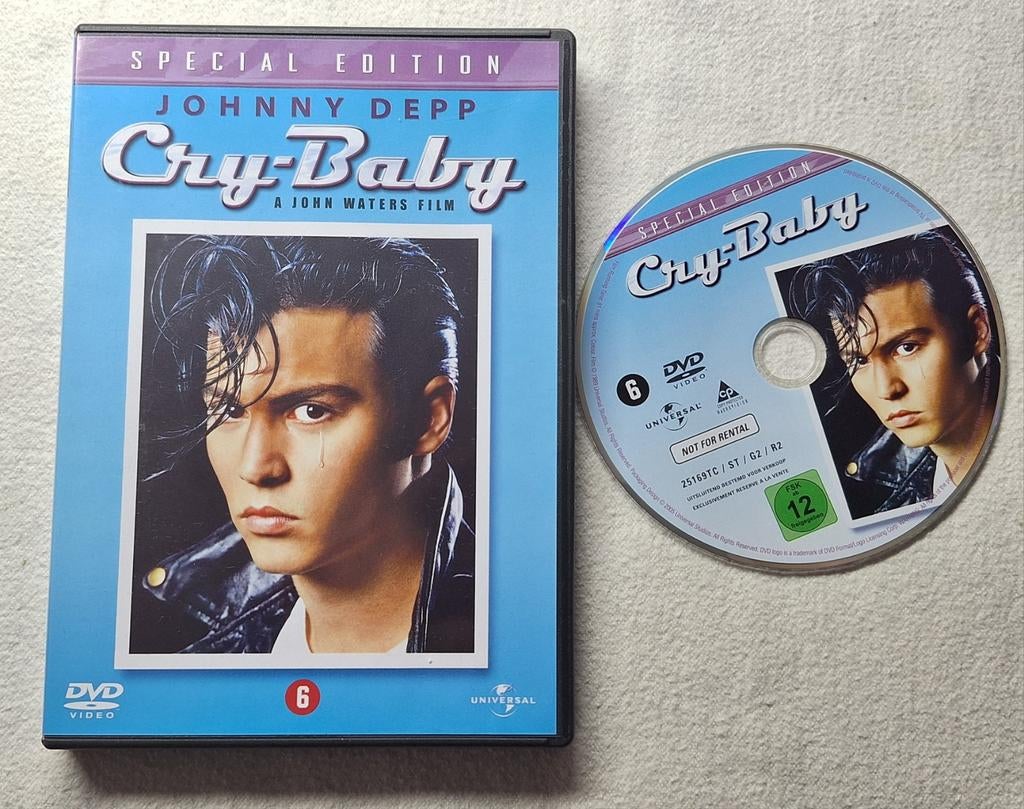 Cry Baby ( John Waters ) met Depp, Iggy Pop, Traci Lords, Cd's en Dvd's, Vanaf 6 jaar, Ophalen of Verzenden, Overige genres
