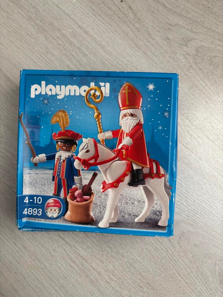 Playmobil 4893 Sinterklaas met Piet - Nieuw in doos!, Ophalen of Verzenden, Nieuw, Complete set