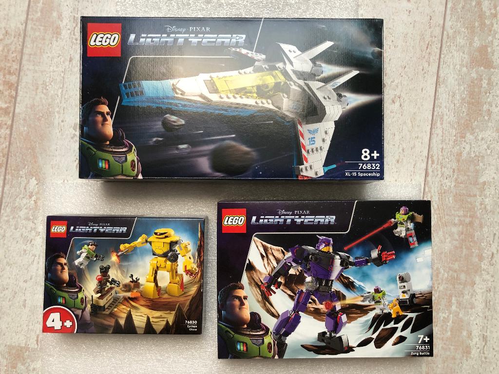 LEGO® Disney® Lightyear 76830 + 76831 + 76832 (MISB) *Nieuw*, Ophalen of Verzenden, Nieuw, Complete set, Lego