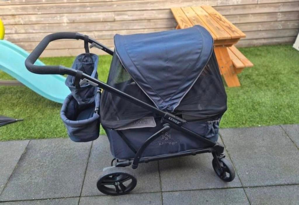 KESSER Bolderkar Loops 2in1 Ook geschikt als Kinderwagen, Ophalen of Verzenden, Opvouwbaar, Zo goed als nieuw