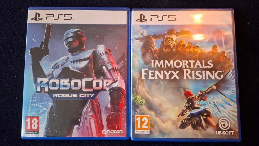 Robocop roque city en immortals fenyx rising voor ps5, Spelcomputers en Games, Games | Sony PlayStation 5, Ophalen of Verzenden