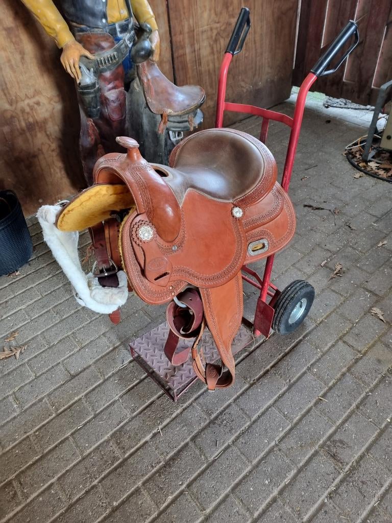 16 inch Western Zadel, Verzamelen, Automaten | Overige, Ophalen, Zo goed als nieuw