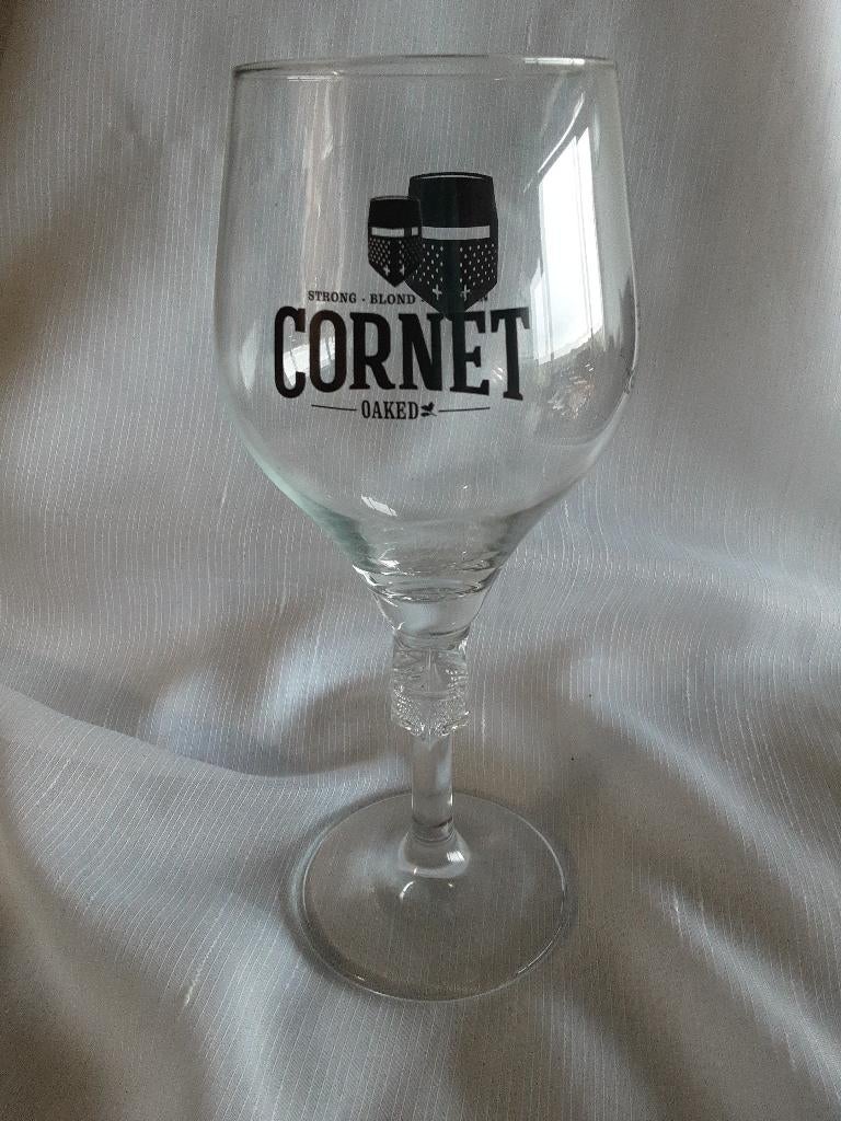 CORNET OAKED glas, 0,25 cl, Verzamelen, Glas en Borrelglaasjes, Ophalen of Verzenden, Zo goed als nieuw, Bierglas