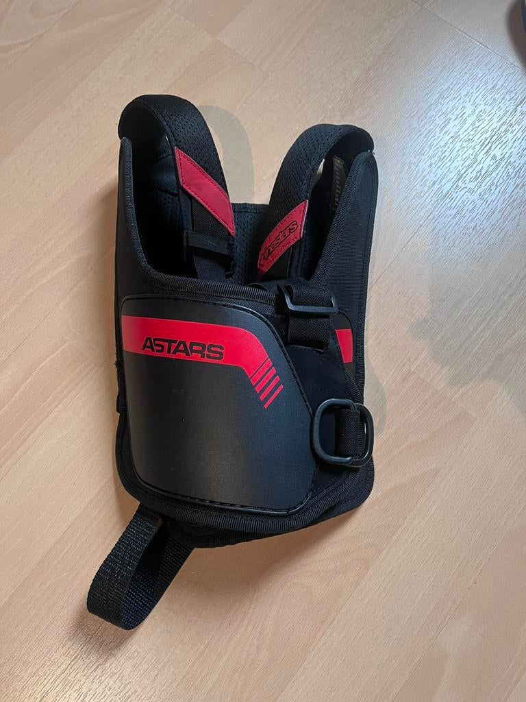 ALPINESTARS BIONIC RIB SUPPORT KINDEREN ZWART/ROOD, Ophalen of Verzenden, Zo goed als nieuw, Kart