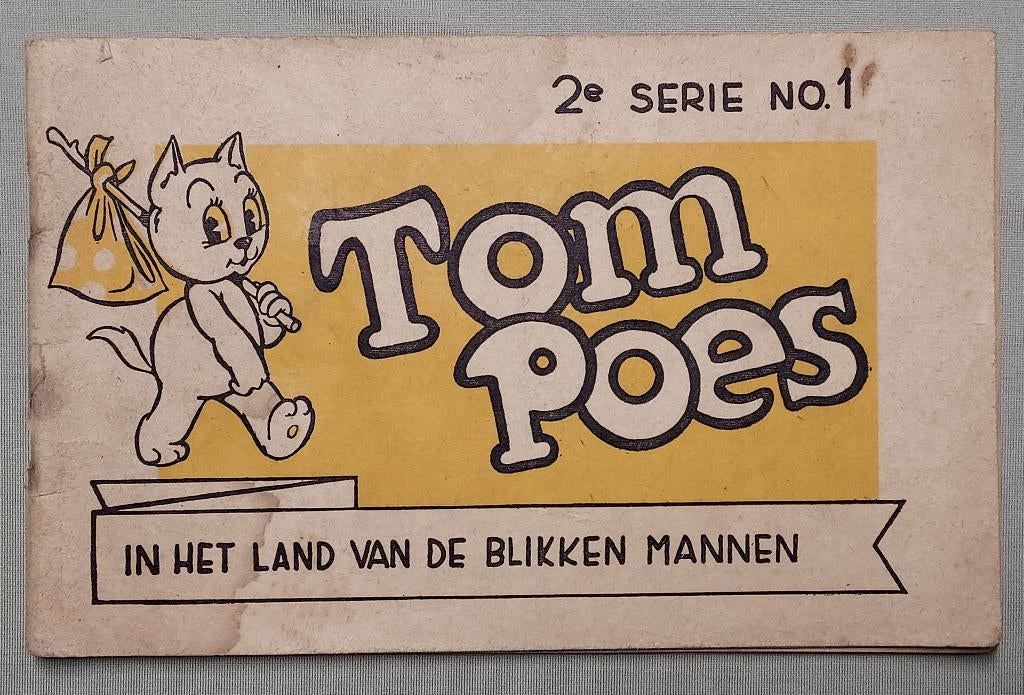 Oude stripboeken Tom Poes Miezelientje  F.A. Breysse  zwolle, Gelezen, Diverse, Ophalen of Verzenden, Meerdere stripboeken
