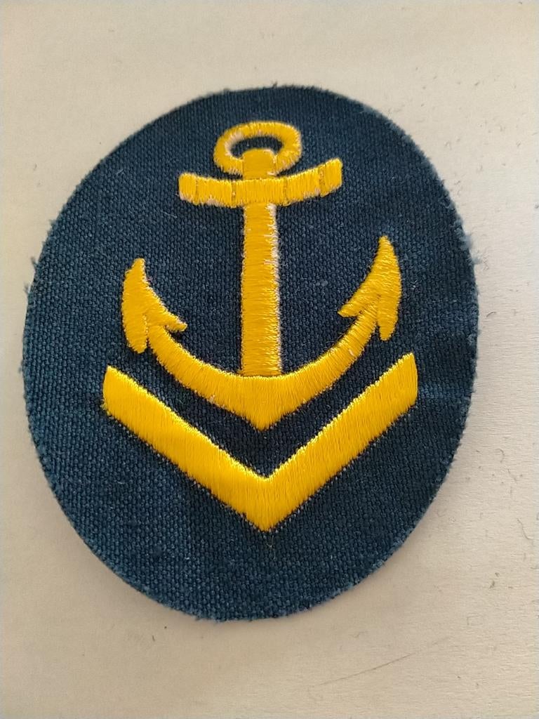 DDR Volksmarine , Oberbootsman maat , versie werkuniform, Verzenden, Marine, Duitsland, Kleding of Schoenen