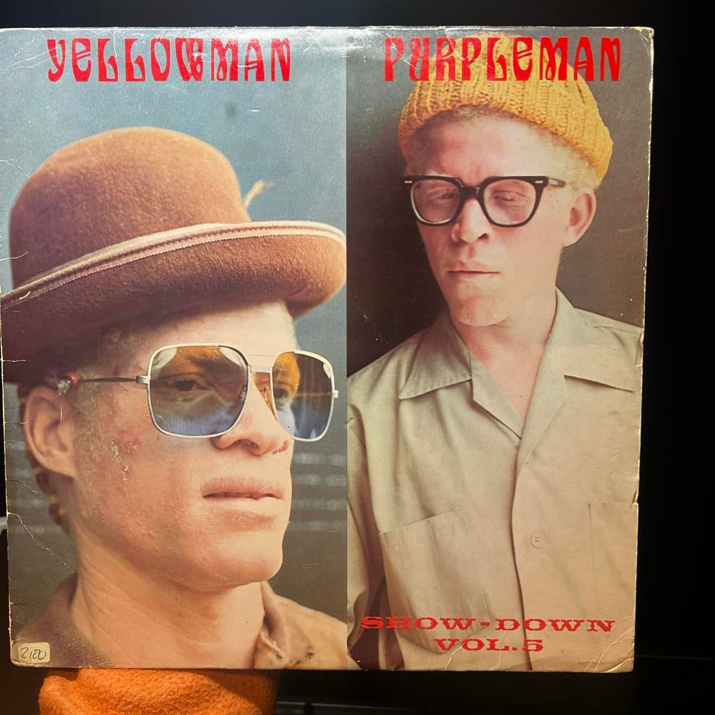 Yellowman & Purple Man - Show-Down Vol. 5 LP (1984), Ophalen of Verzenden, Gebruikt, 12 inch