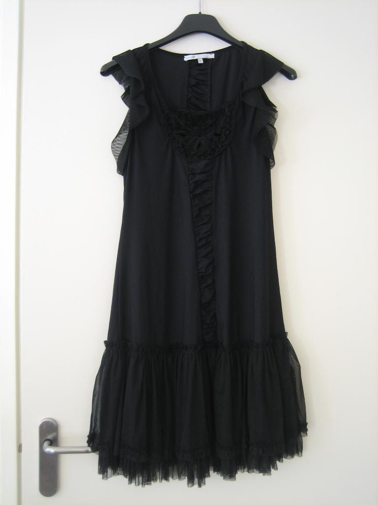 Zeer chique zwart feestjurkje of tuniek SUNLIGHT 36 snazzeys, Verzenden, Nieuw, Maat 36 (S), Onder de knie