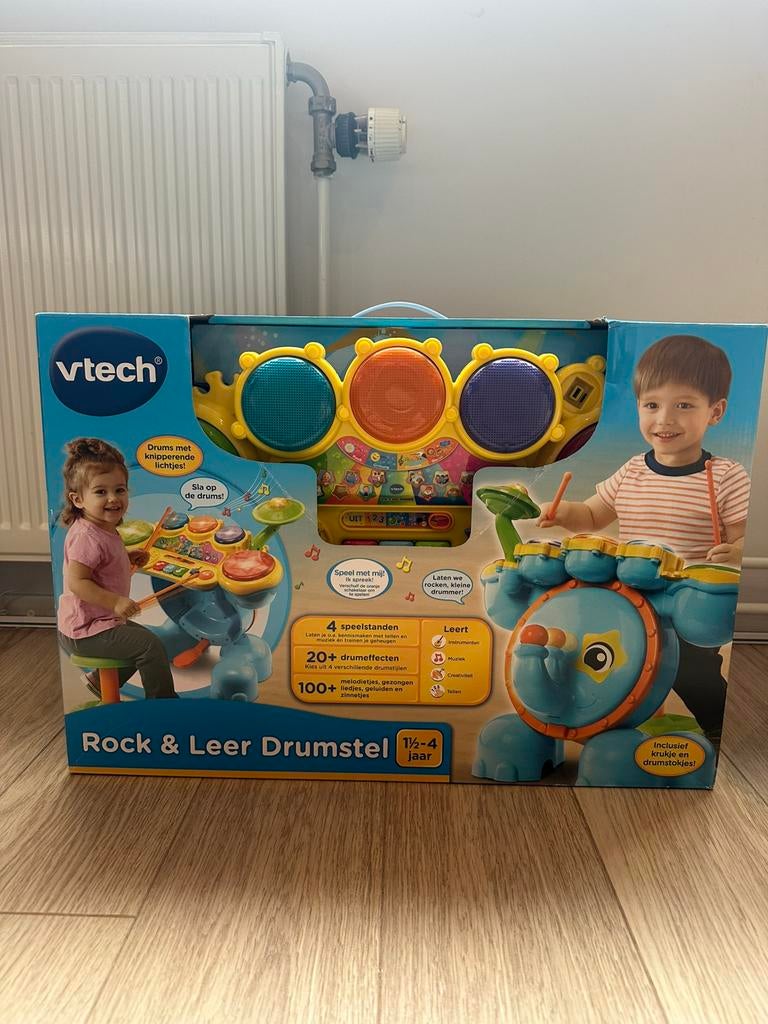 Vtech Rock & Leer drumstel, Ophalen, Nieuw, 2 tot 4 jaar