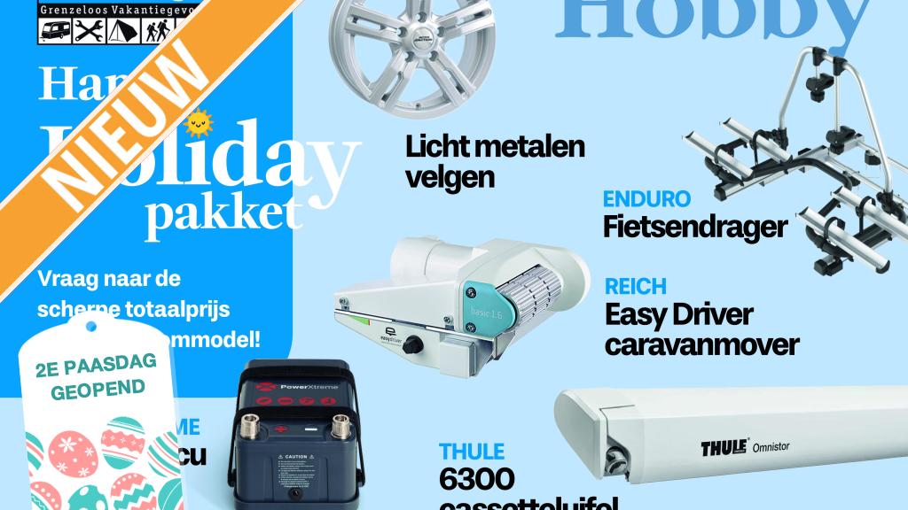 Hobby De Luxe 460 LU, Caravans en Kamperen, Rondzit, Hobby, Schokbreker, 5 tot 6 meter