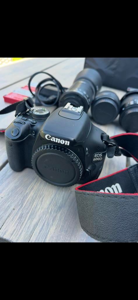 Canon EOS 600D met lenzen en accessoires, Ophalen, Gebruikt, Spiegelreflex, Canon