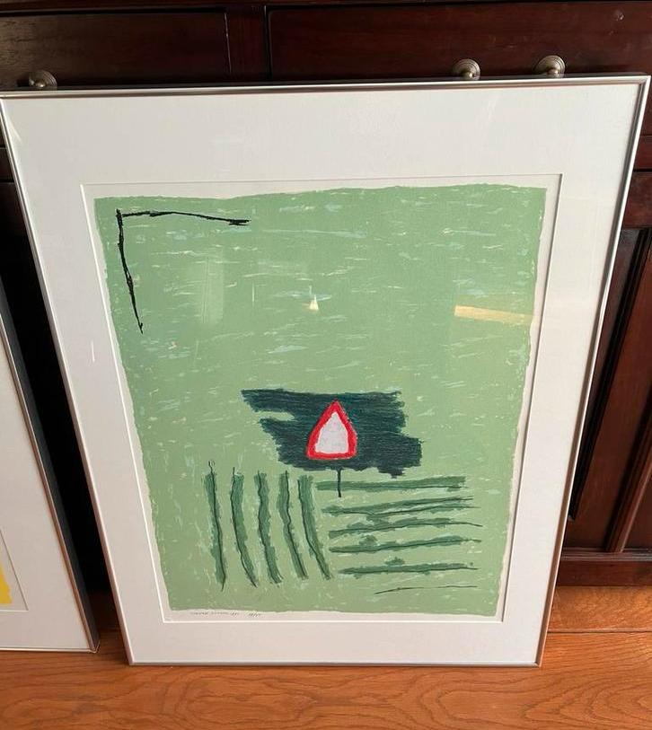 Zeefdruk Harrie Gerritz, Ophalen