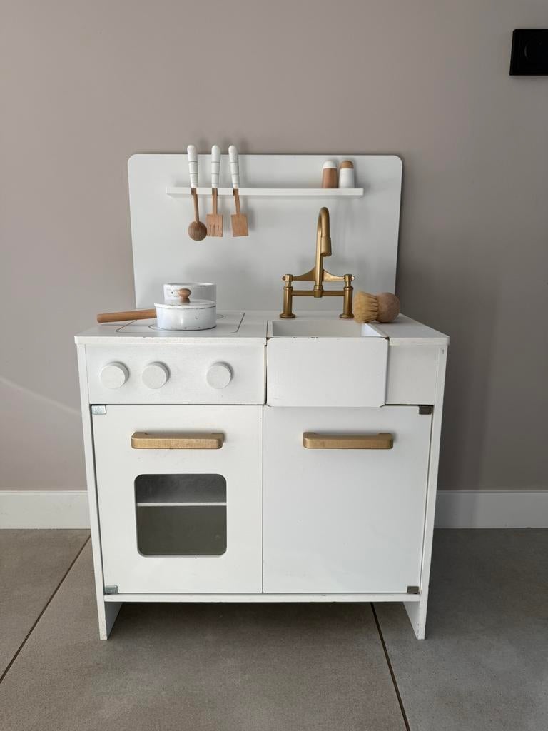 Houten speelgoedkeuken Petit Amelie, Ophalen, Gebruikt, Hout, Speelkeuken