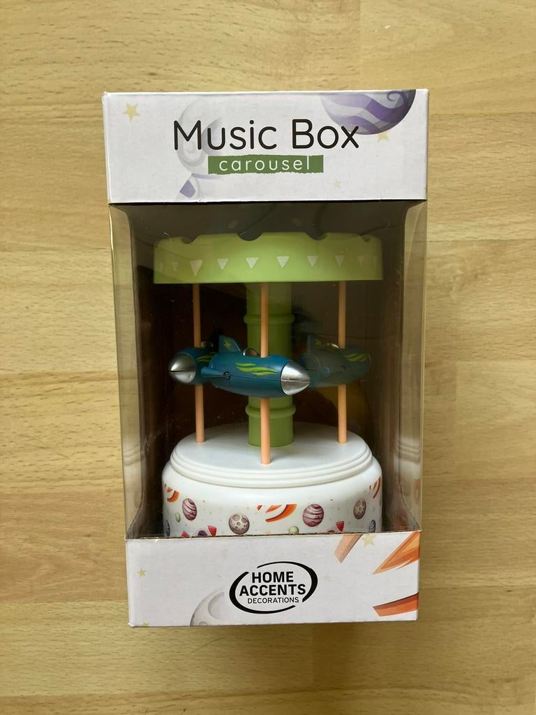 Home Accents Carousel muziekdoosje nieuw in doos, Ophalen of Verzenden, Nieuw, Jongen of Meisje
