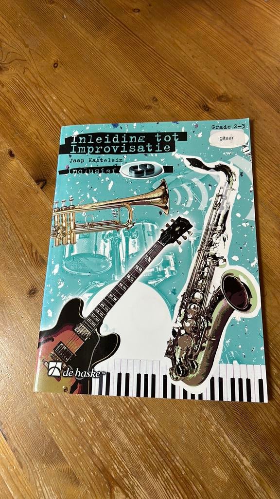 Gitaar grade 2-3 improvisatie +cd, Muziek en Instrumenten, Ophalen of Verzenden, Les of Cursus, Gitaar