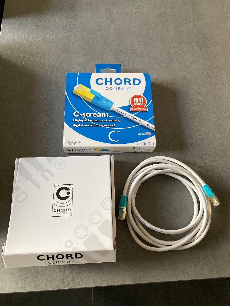 Chord Company - C-stream ethernet kabel 3m, Ophalen of Verzenden, Nieuw, 2 tot 5 meter, Overige kabels