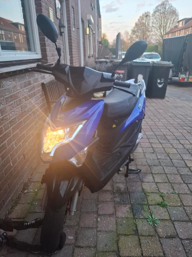 Nipponia E-Rex Elektrische Scooter - Blauw, Elektrisch, Zo goed als nieuw, Ophalen, Overige merken