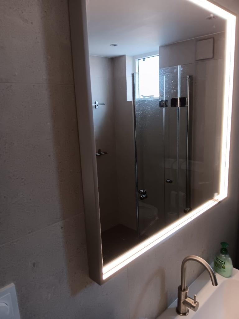 spiegel badkamer verwarming bewegingssensor, Huis en Inrichting, Ophalen, Overige typen, Nieuw, 50 tot 100 cm