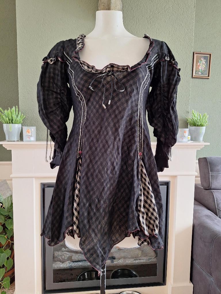 High Use fantastisch tuniek S 36, Zwart, Zo goed als nieuw, Maat 36 (S), Verzenden