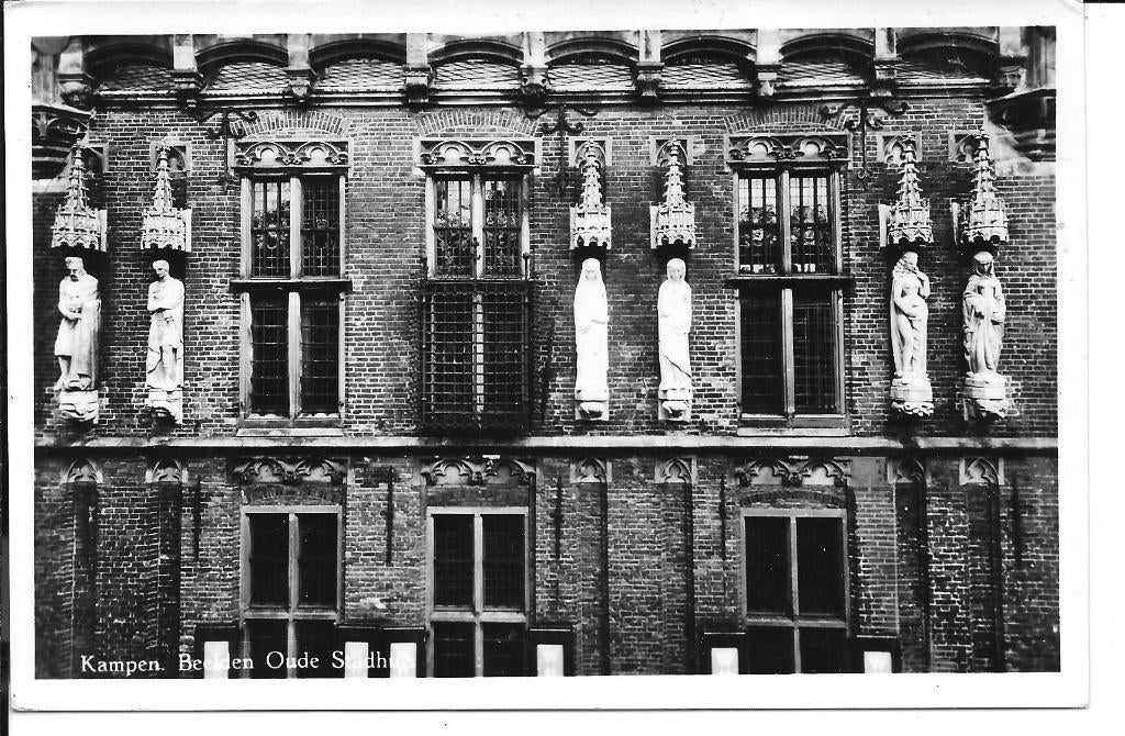 KAMPEN - Beelden Oude Stadhuis, Verzenden, Voor 1920, Overijssel