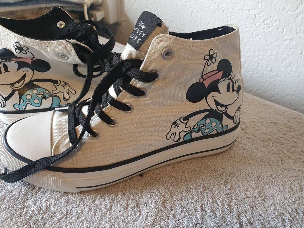 Disney Mickley mouse maat 41, Ophalen of Verzenden, Gedragen, Wit, Sneakers of Gympen