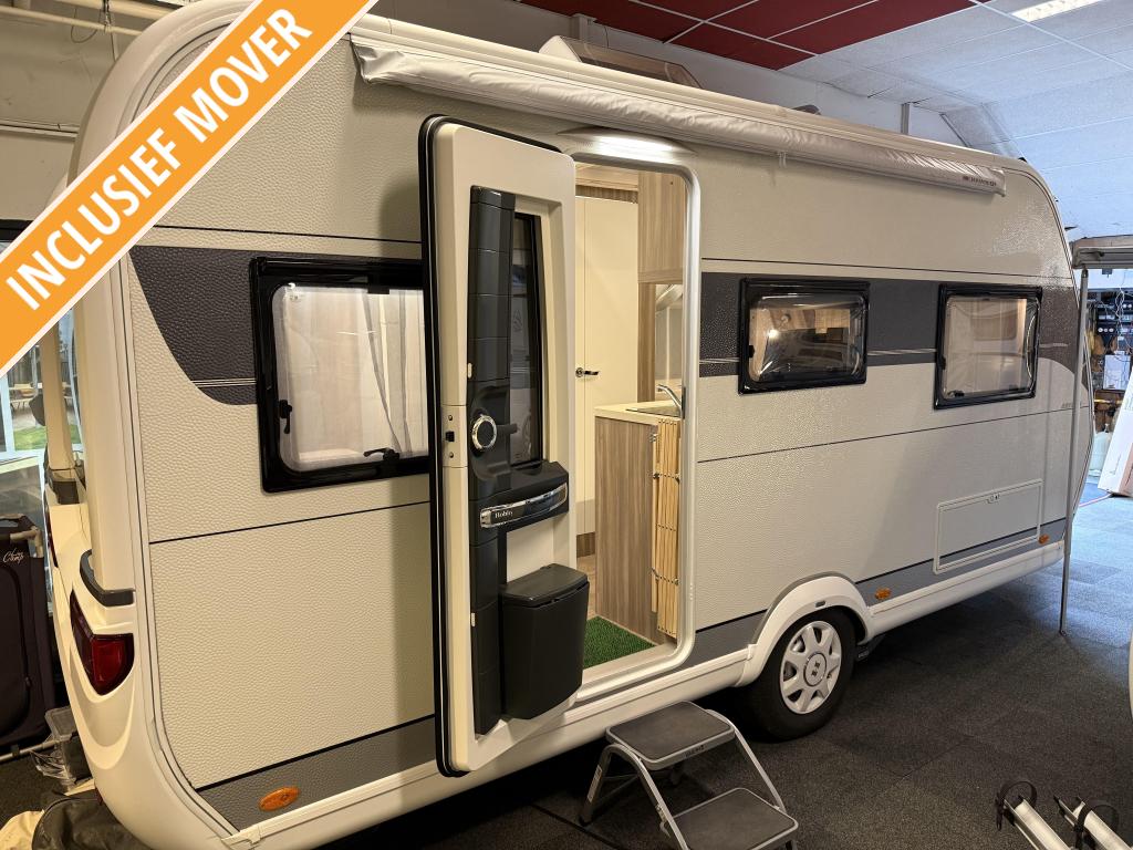 HOBBY ON TOUR 460 HL APARTE BEDDEN MOVER LUIFEL VLOERVERWARM, Standaardzit, Hobby, Bedrijf, 4 tot 5 meter