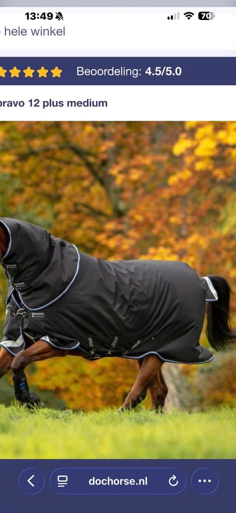 Amigo winter deken zwart maat 205, Ophalen of Verzenden