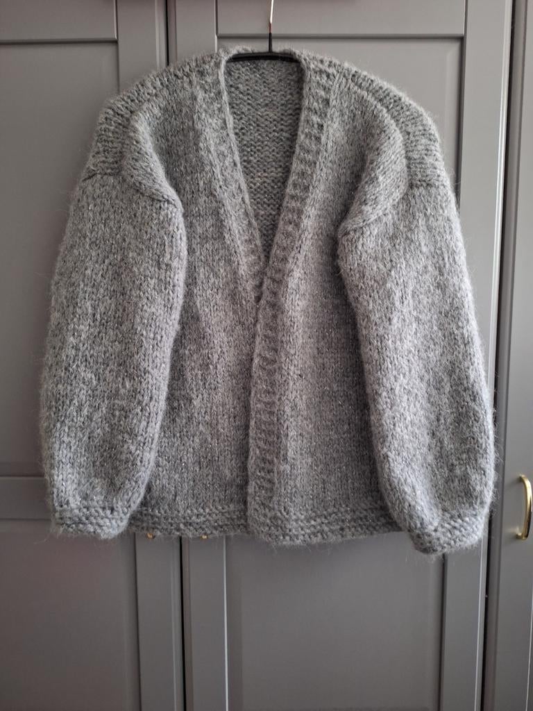 Nieuw handgemaakt alpaca vest, een maat, Kleding | Dames, Truien en Vesten, Nieuw, Maat 46/48 (XL) of groter, Grijs, Ophalen of Verzenden