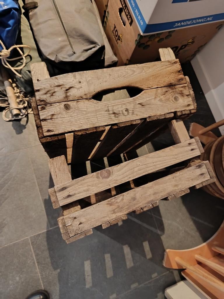 2 x kratje, Doe-het-zelf en Verbouw, Ophalen of Verzenden, 50 mm of meer, Balk, Minder dan 200 cm