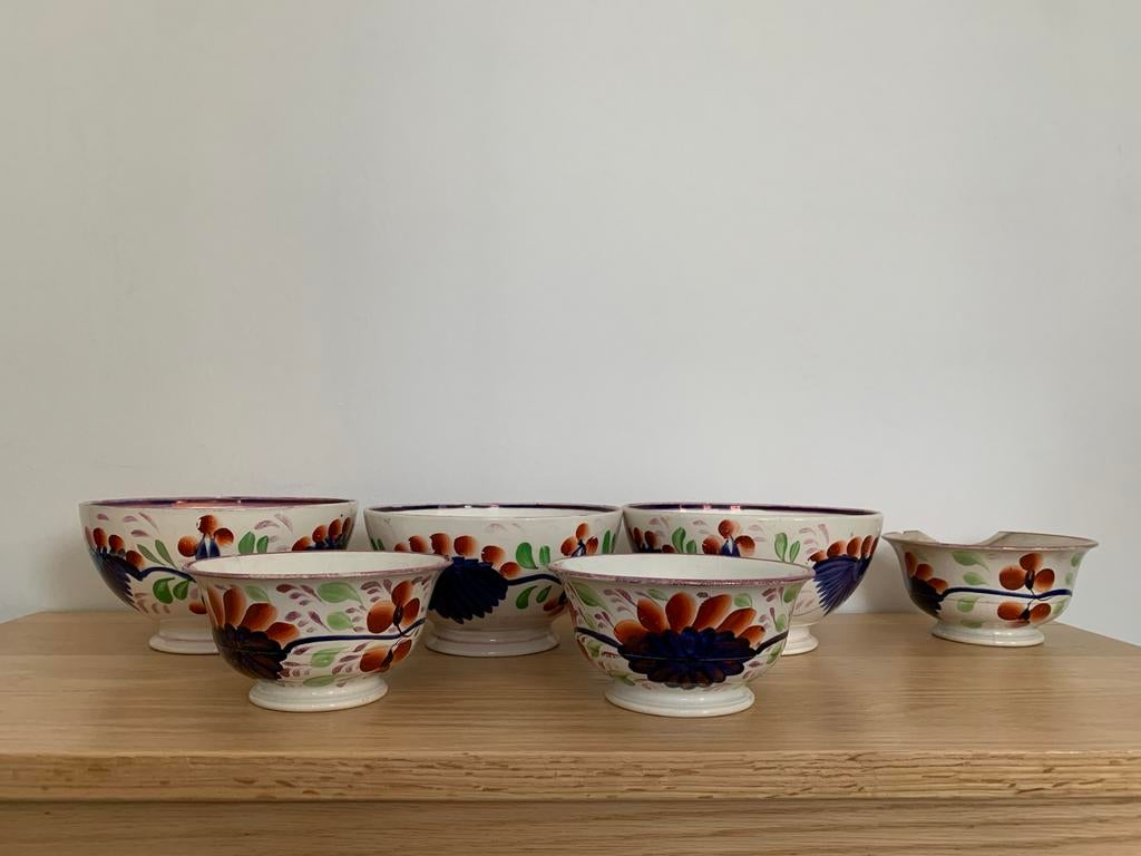 Set kastkommen voorloper van boeren bont, Ophalen of Verzenden