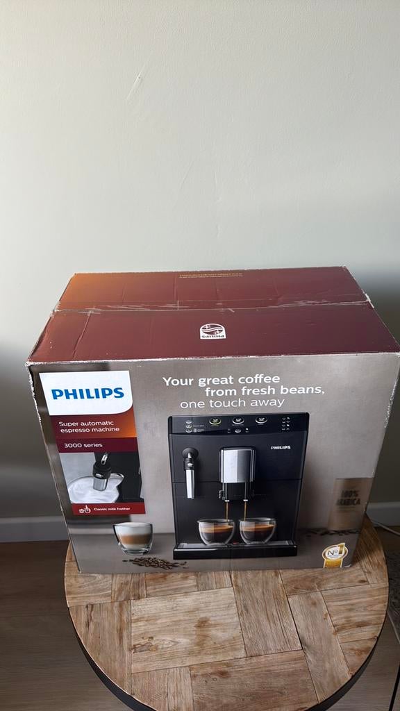Koffiezetapparaat Philips 3000 series, Witgoed en Apparatuur, Ophalen, Gebruikt, Espresso apparaat, Koffiebonen