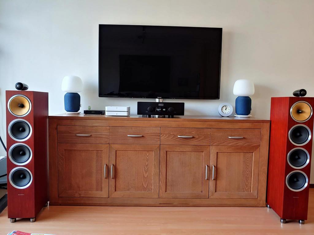 B&W CM10 S2 Rosenut - perfecte staat., Audio, Tv en Foto, Ophalen, Zo goed als nieuw, Bowers & Wilkins (B&W), 120 watt of meer