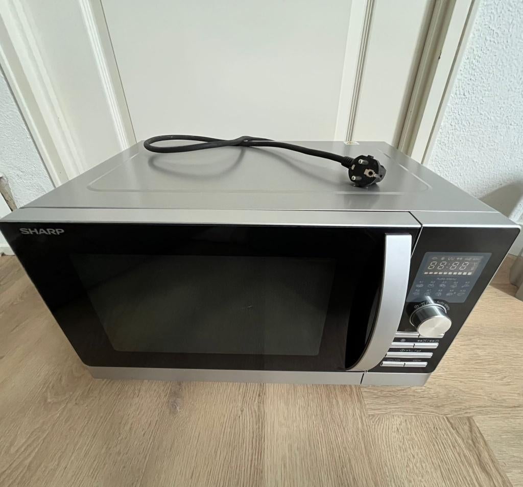 Sharp R860S combi-magnetron magnetron + grill + hetelucht, Witgoed en Apparatuur, Magnetrons, Zo goed als nieuw, Grill, Ophalen