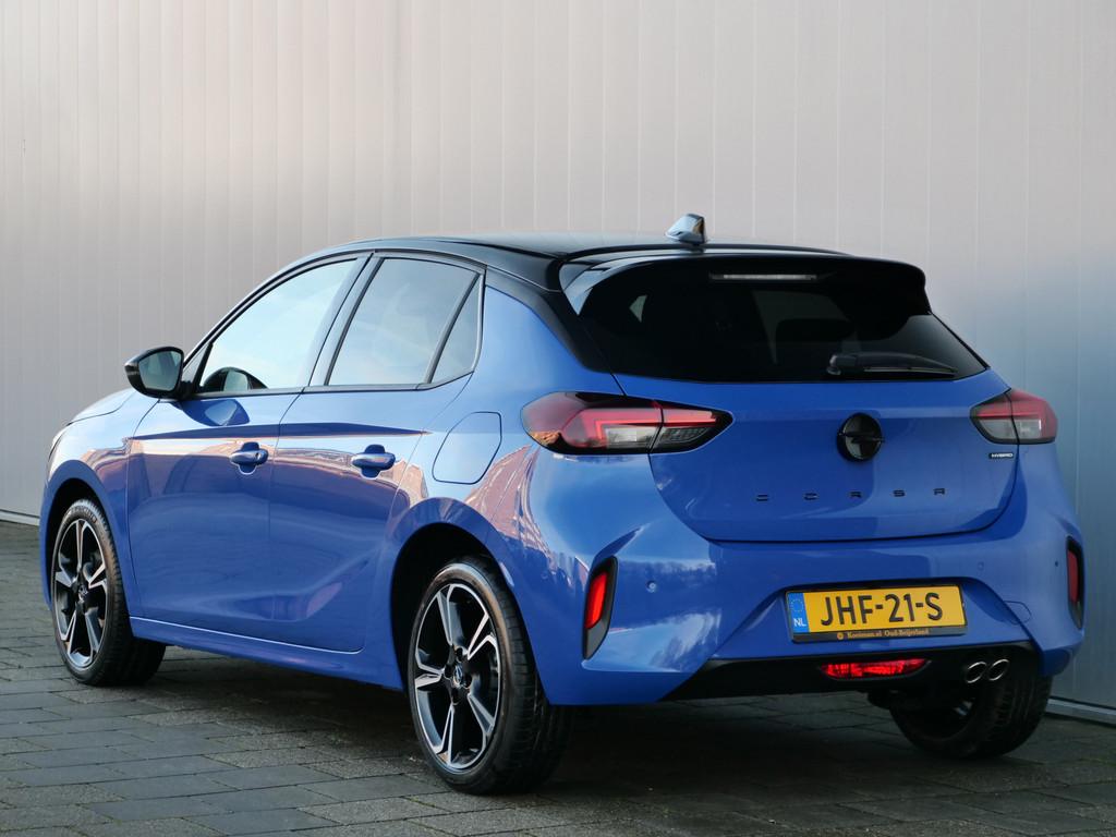 Opel Corsa 1.2 Turbo Hybrid 130 Pk Automaat DAB / Apple Carp, Stof, Gebruikt, 1199 cc, Blauw