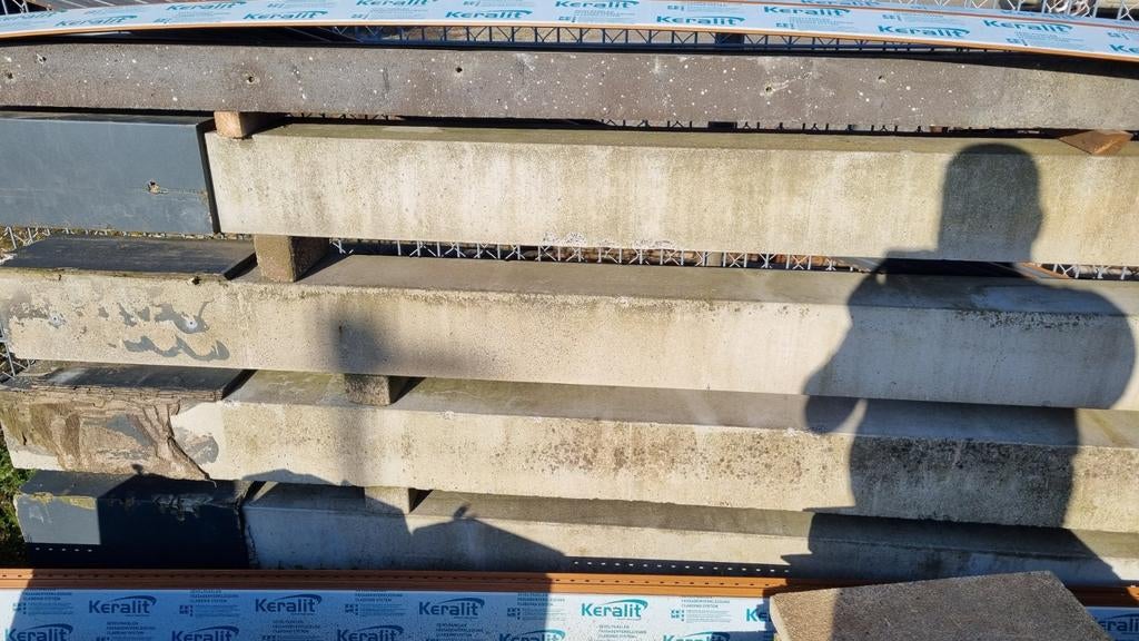 Betonnen balken, Ophalen, Gebruikt