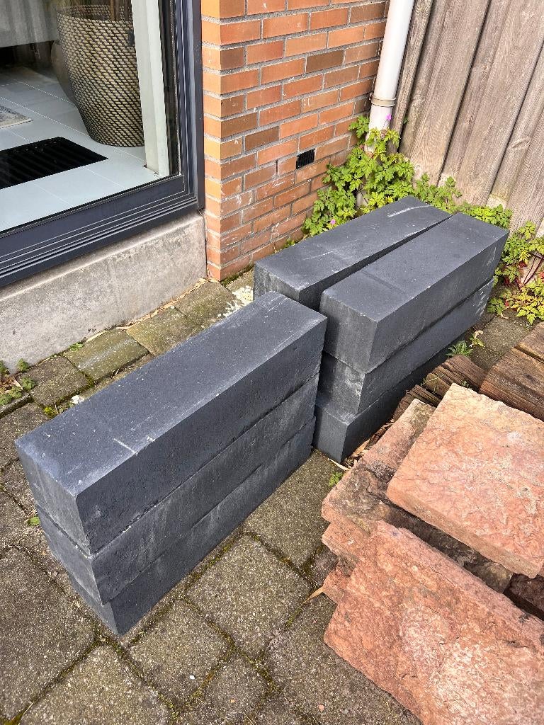 EXCLUTON Stapelblok Linia Excellence nero 60 x 15 x 15 cm, Tuin en Terras, Ophalen, Blok, Nieuw, Minder dan 25 cm