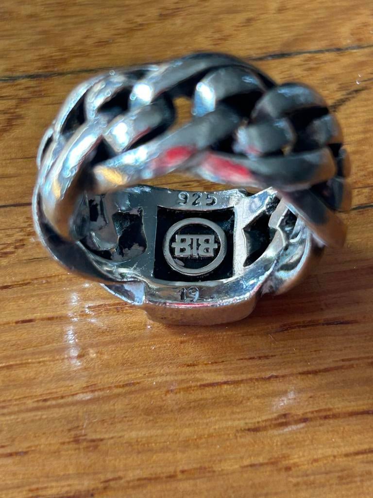 Buddha to buddha Natalie ring maat 19    22 gram 925 zilver, 19 tot 20, Ophalen of Verzenden, Zo goed als nieuw, Dame of Heer