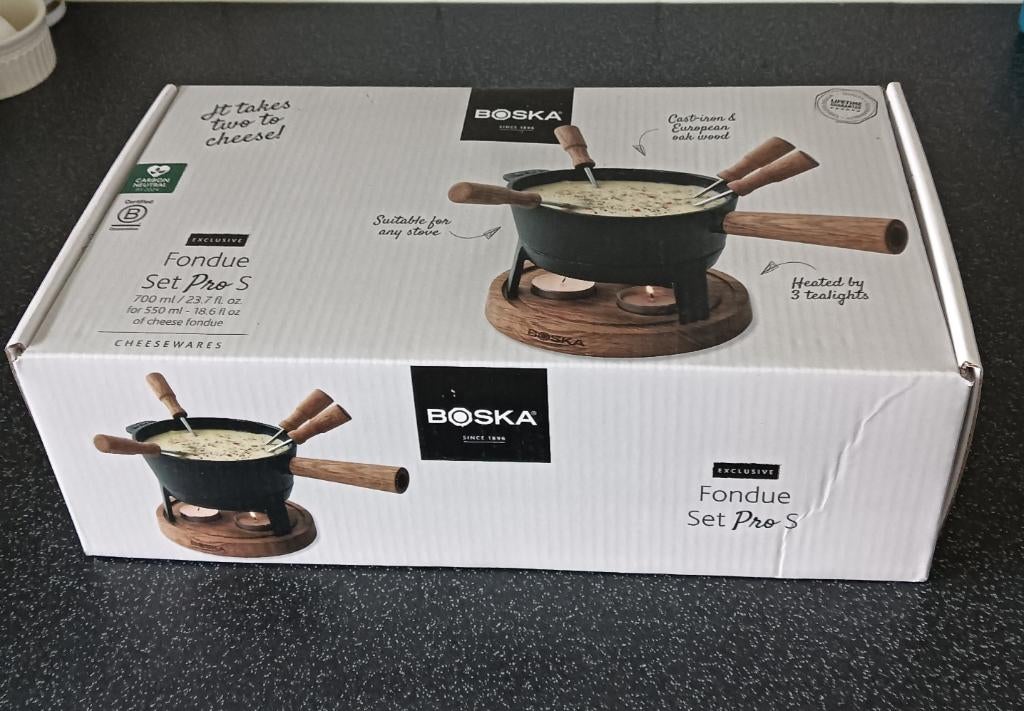 Boska Fondueset Pro S. NIEUW in doos, Ophalen of Verzenden, Nieuw, Waxinelicht, Fondueset