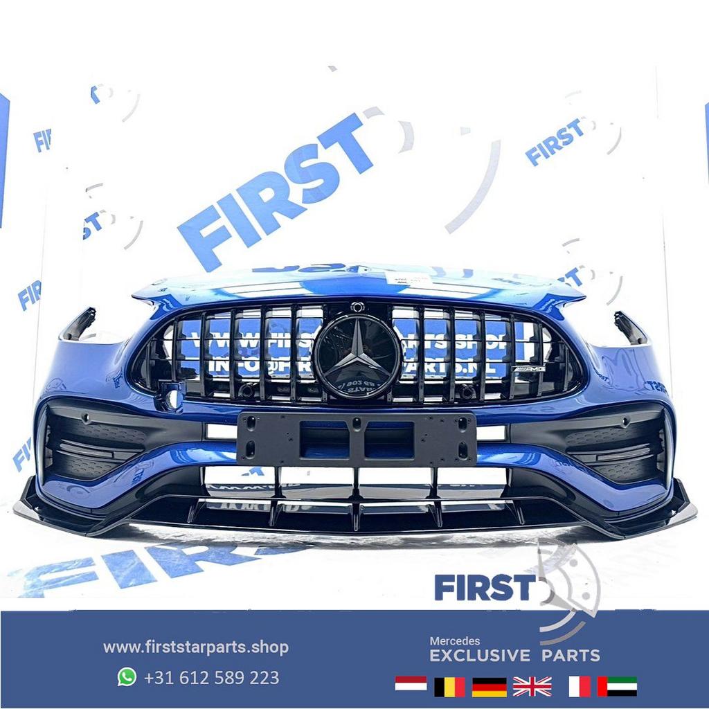 W206 C43 AMG BUMPER C KLASSE A2068859201 C43 AERO VOORBUMPER, Gebruikt, -, Voor, Ophalen of Verzenden