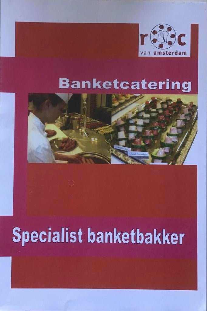 ROC van Amsterdam Banketcatering Receptenboek, Boeken, Ophalen of Verzenden, Gelezen, Overige gebieden, Voorgerechten en Soepen