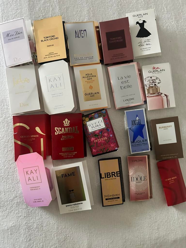20 parfumproefjes, Verzenden, Nieuw