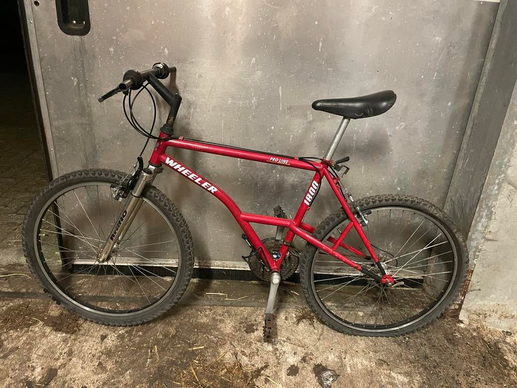 Wheeler Pro Line 1800 Mountainbike - Rode Hardtail, Gebruikt, Hardtail, Heren, Ophalen