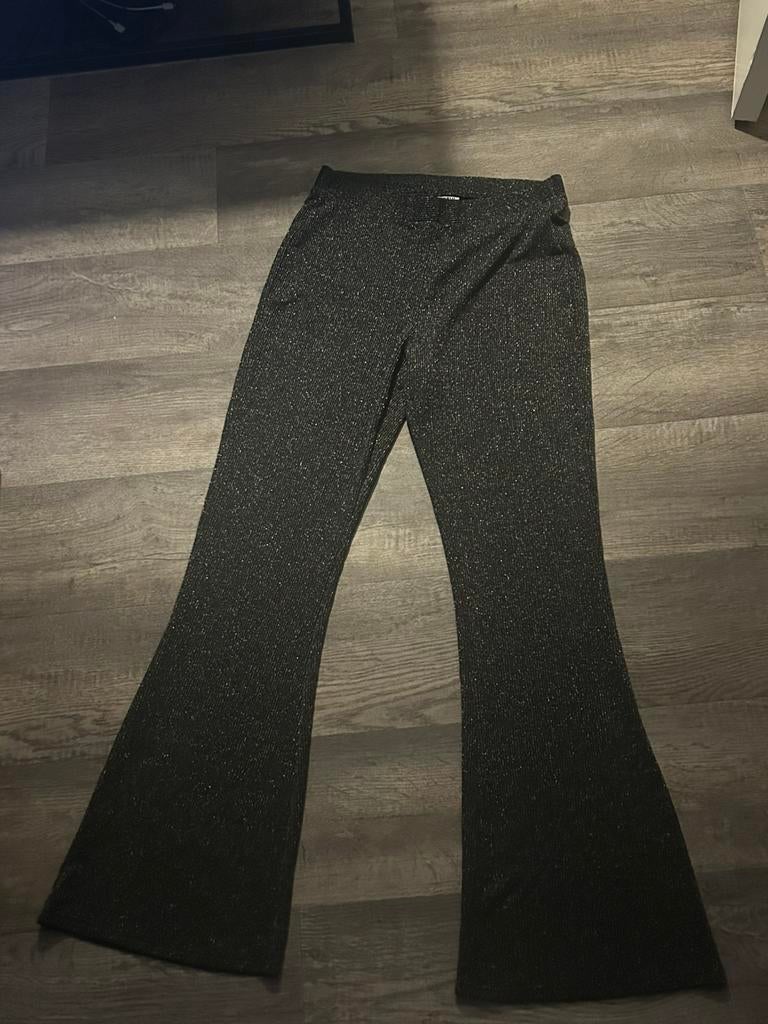 Colourful Rebel flared pants zilver, maat XXL, Kleding | Dames, Broeken en Pantalons, Overige kleuren, Maat 46/48 (XL) of groter