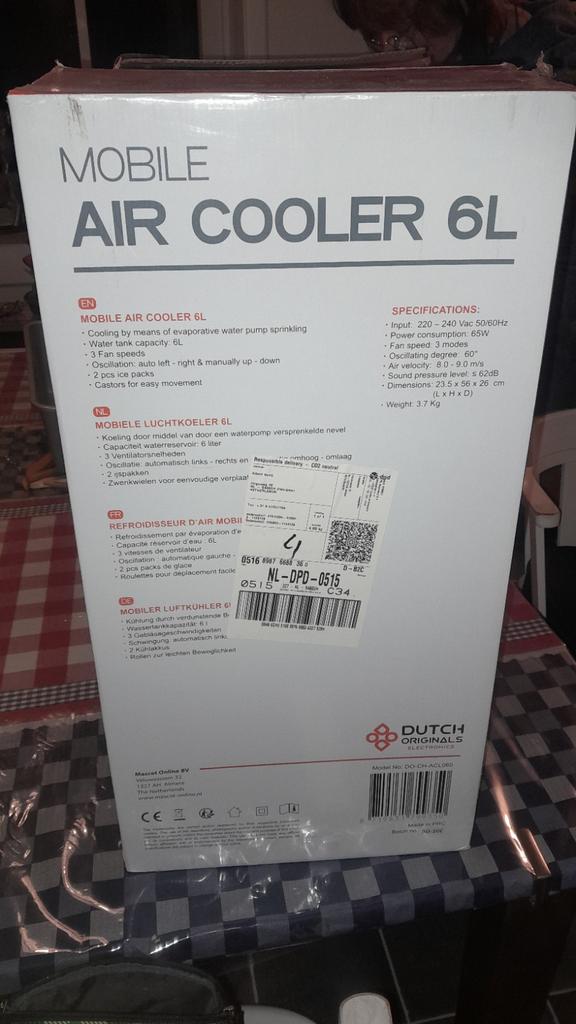 Koeler, Ophalen, Wandairco, Minder dan 60 m³, 3 snelheden of meer