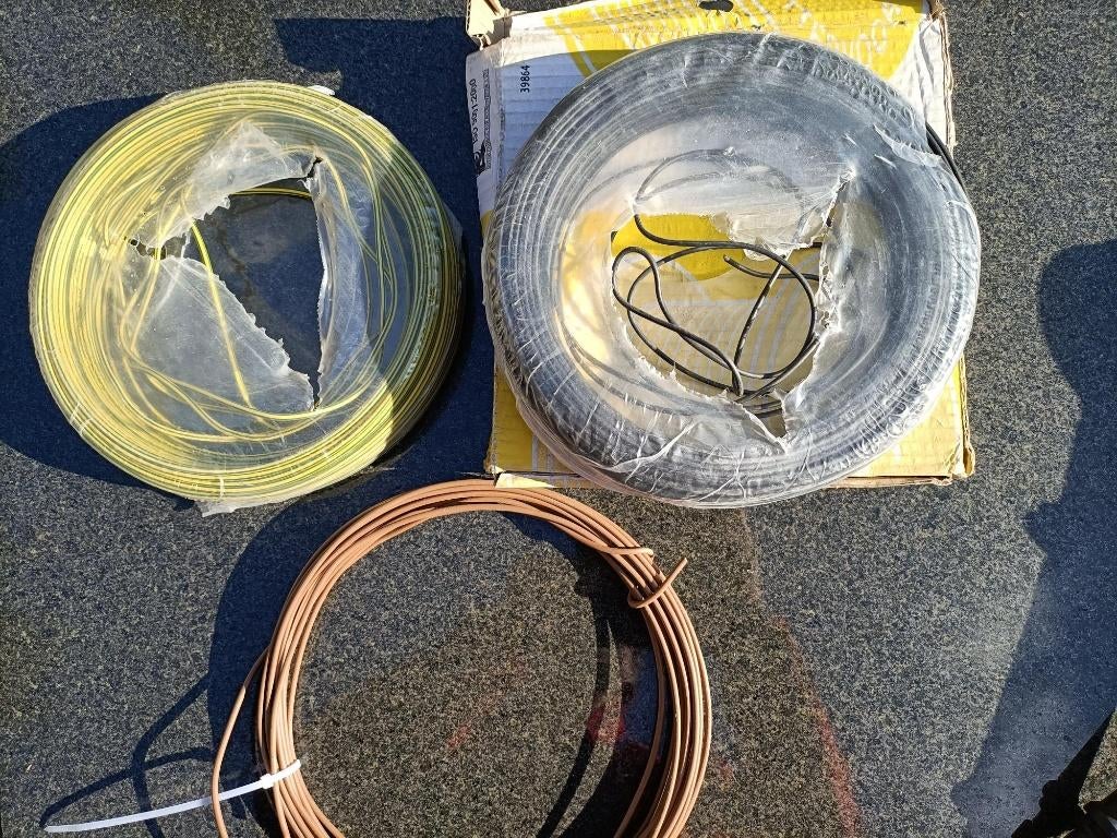 Installatiedraad  Elektradraad Electro-draad, Ophalen of Verzenden, Kabel of Snoer