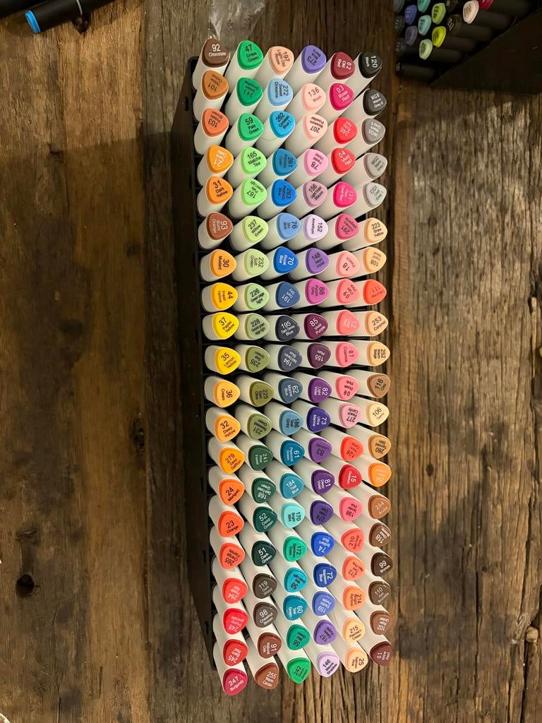 Decorime Aquamarkers - 120 stuks - Nieuwstaat, Hobby en Vrije tijd, Tekenen, Ophalen, Zo goed als nieuw, Potlood of Stift