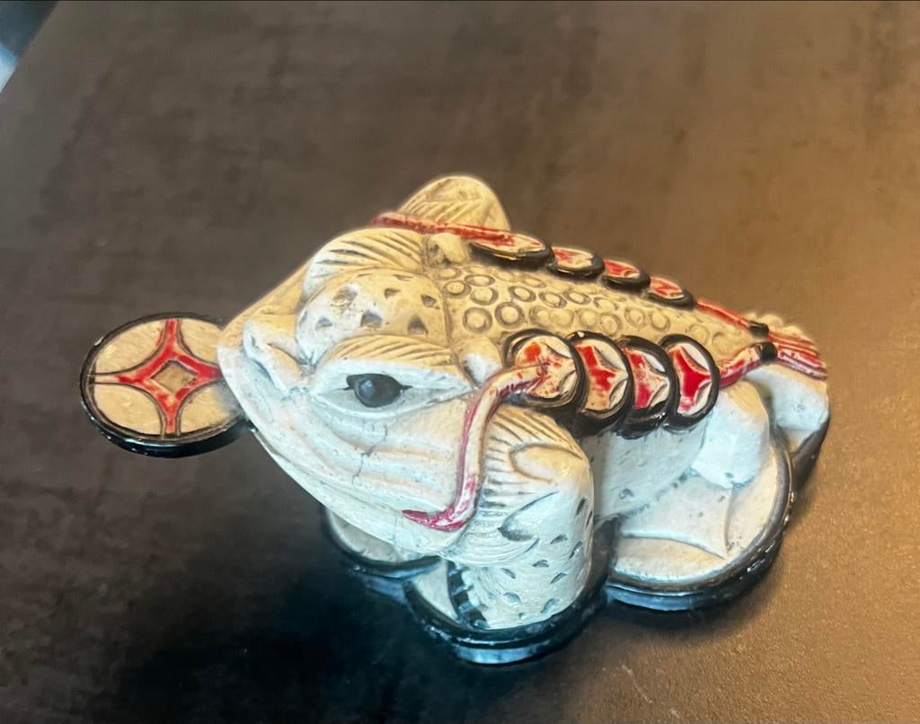 Decoratieve Kikker voor de Verzamelaar, Verzamelen, Dierenverzamelingen, Ophalen of Verzenden, Gebruikt, Reptiel of Amfibie, Beeldje of Figuurtje