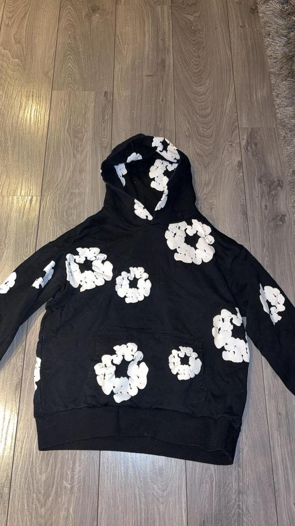 Denim Tears hoody, Kleding | Heren, Truien en Vesten, Ophalen of Verzenden, Gedragen, Maat 46 (S) of kleiner, Zwart