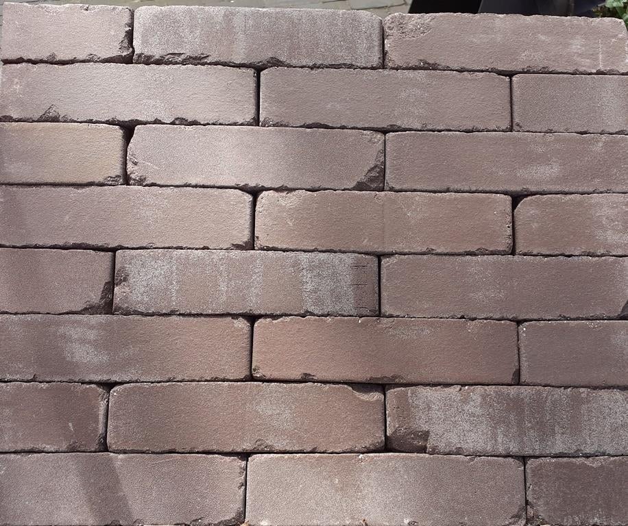 Aktie gebakken Waaltjes / Waalformaat Donkerbruin, Ophalen of Verzenden, Nieuw, Keramiek, Terrastegels